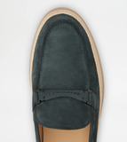  Giày Nam Tod's Loafers In Nubuck 'Blue' 