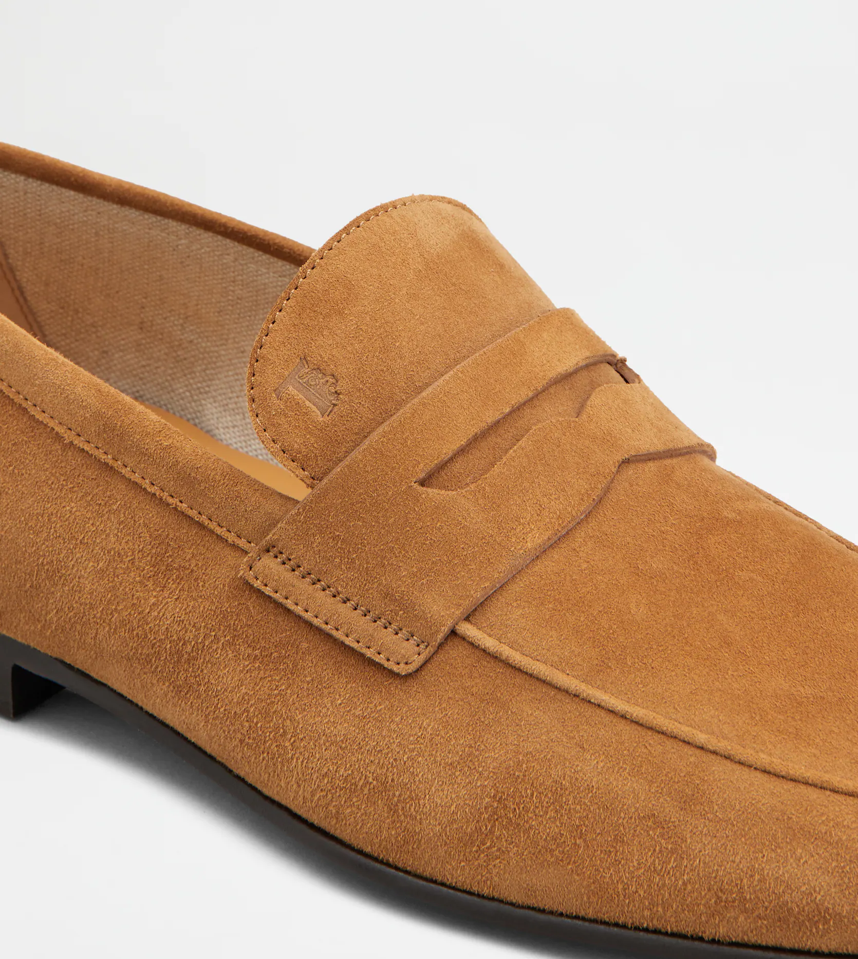  Giày Nam Tod's Loafers In Pashmy Suede 'Brown' 