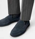  Giày Nam Tod's Loafers In Suede 'Blue' 