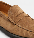  Giày Nam Tod's Loafers In Suede 'Brown' 