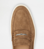  Giày Nam Tod's Loafers In Suede 'Brown' 