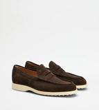  Giày Nam Tod's Loafers In Suede 'Brown' 