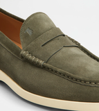  Giày Nam Tod's Loafers In Suede 'Green' 
