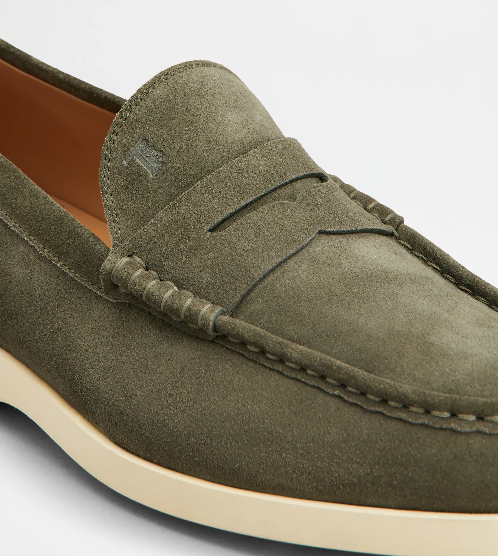  Giày Nam Tod's Loafers In Suede 'Green' 
