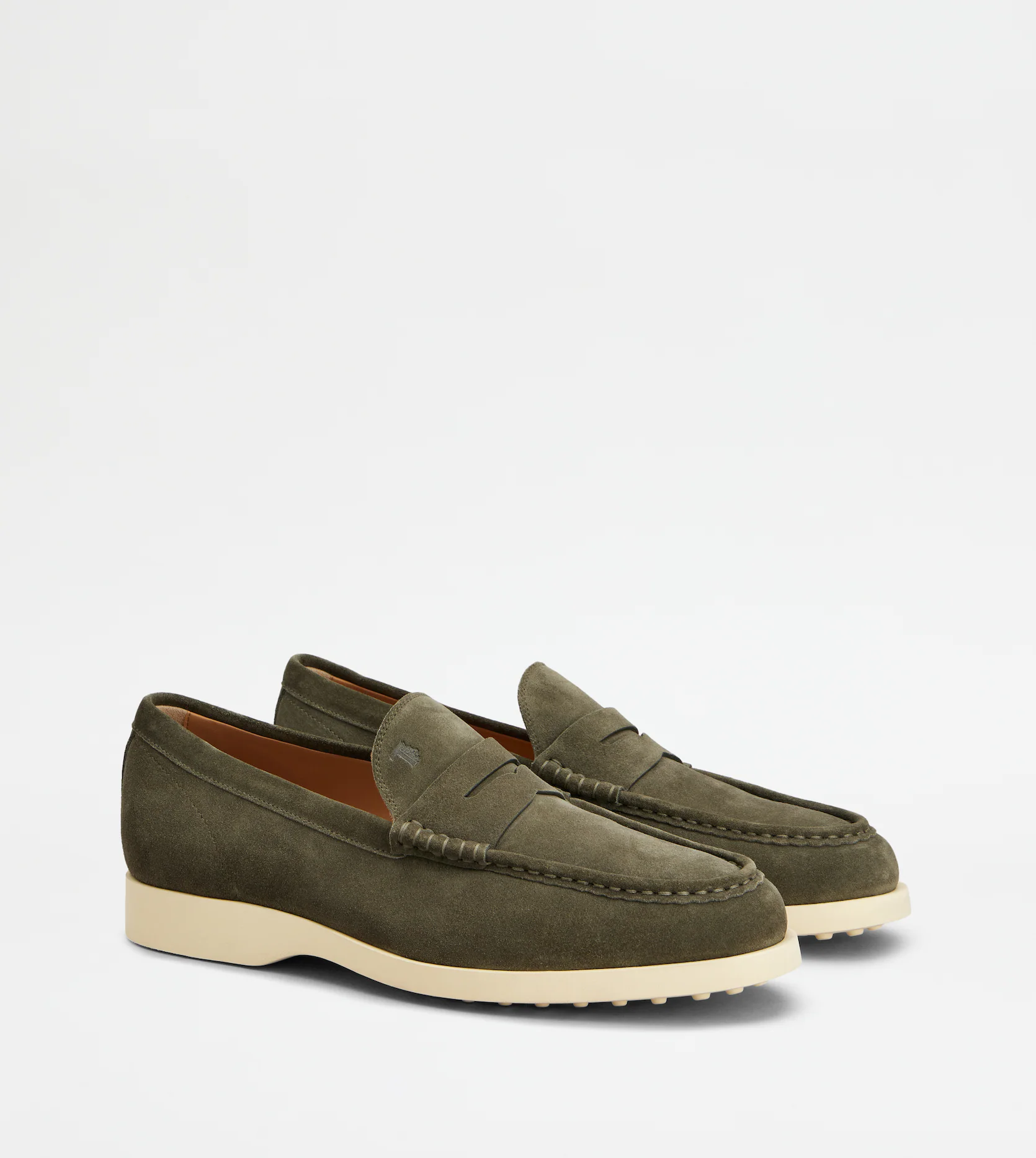  Giày Nam Tod's Loafers In Suede 'Green' 
