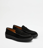  Giày Nam Tod's Winter Gommino Loafers 'Black' 