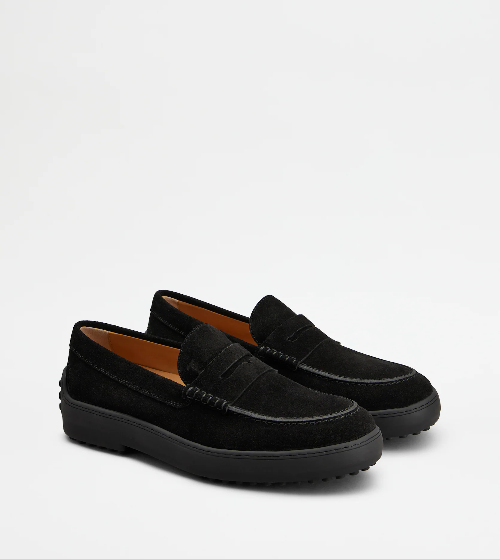  Giày Nam Tod's Winter Gommino Loafers 'Black' 
