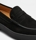  Giày Nam Tod's Winter Gommino Loafers 'Black' 