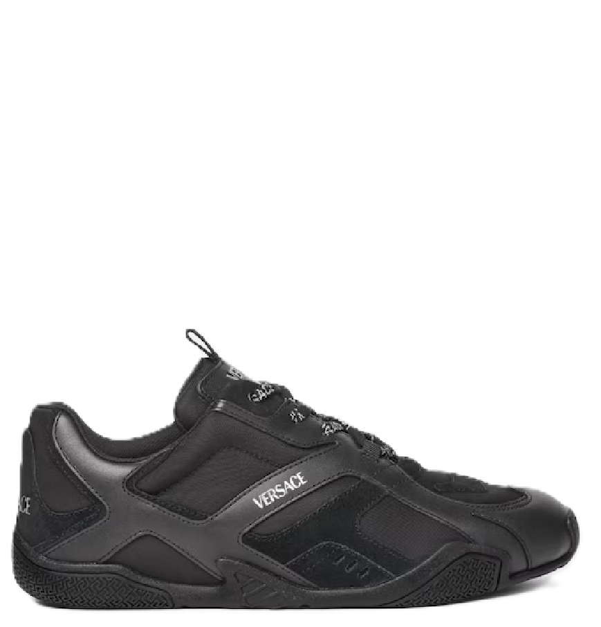  Giày Nam Versace Galaxia Leather 'Black' 