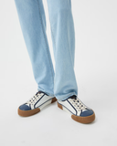  Giày Nam Versace Goliath Nappa Trainers 'Navy' 