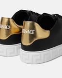  Giày Nam Versace Greca Leather 'Black' 