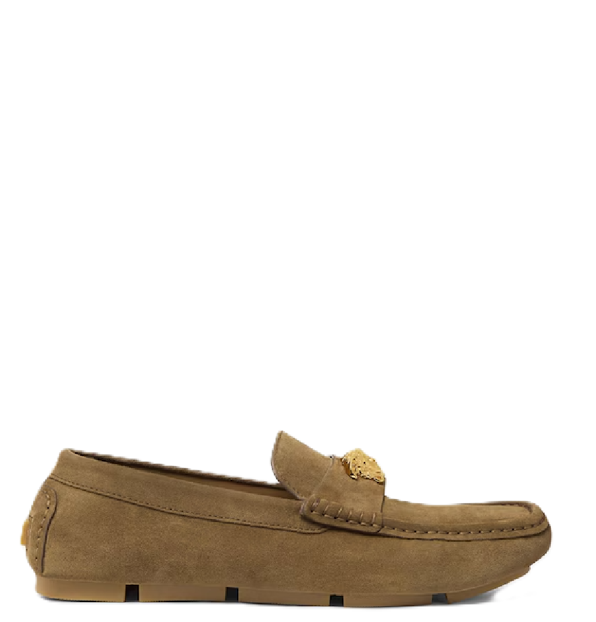  Giày Nam Versace La Medusa Suede 'Black' 