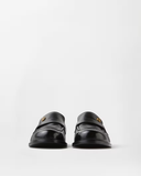  Giày Nam Versace Manu Leather Loafers 'Black' 