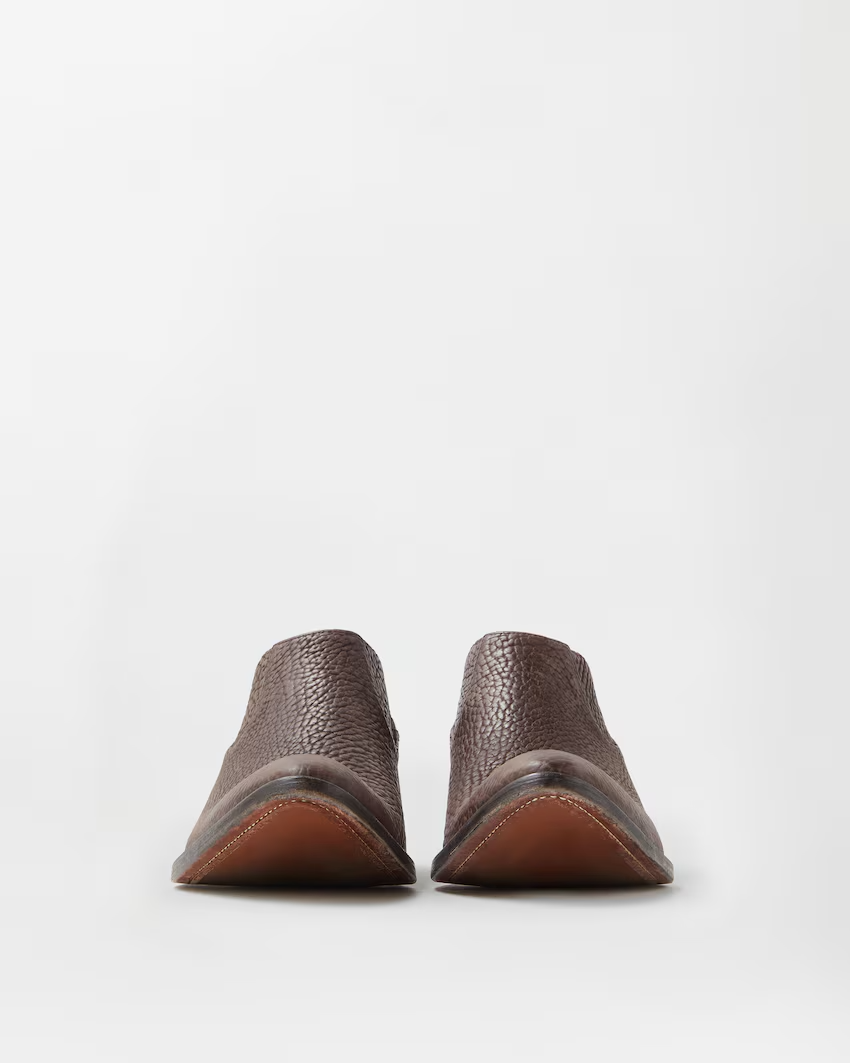  Giày Nam Versace Tigre Leather Texan 'Brown' 