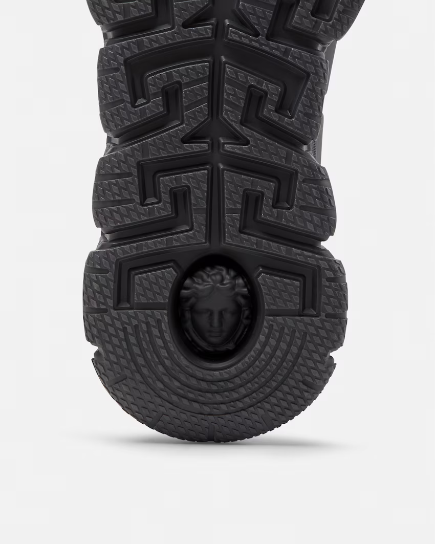  Giày Nam Versace Trigreca Lizard-Effect 'Gold' 