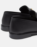  Giày Nam Versace V Leather Loafers 'Black' 