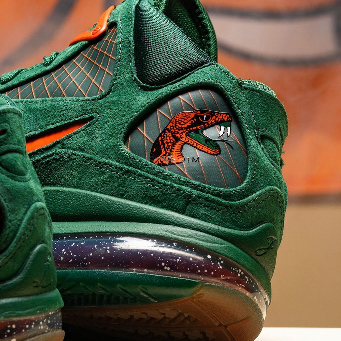  Giày Nike A&M University x LeBron 7 Retro ‘Gorge Green’ 