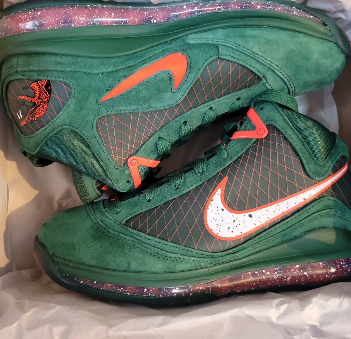  Giày Nike A&M University x LeBron 7 Retro ‘Gorge Green’ 