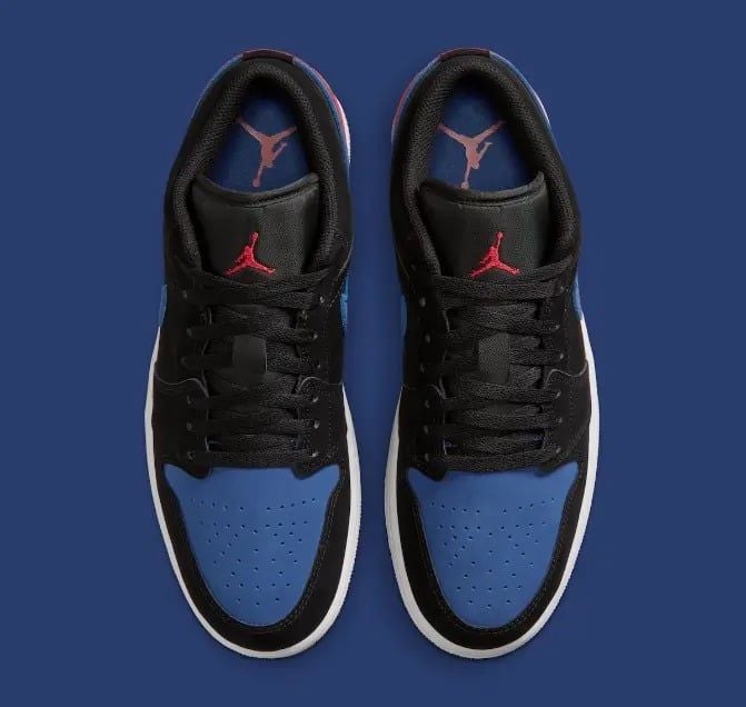  Giày Nike Air Jordan 1 Low 'Black' 
