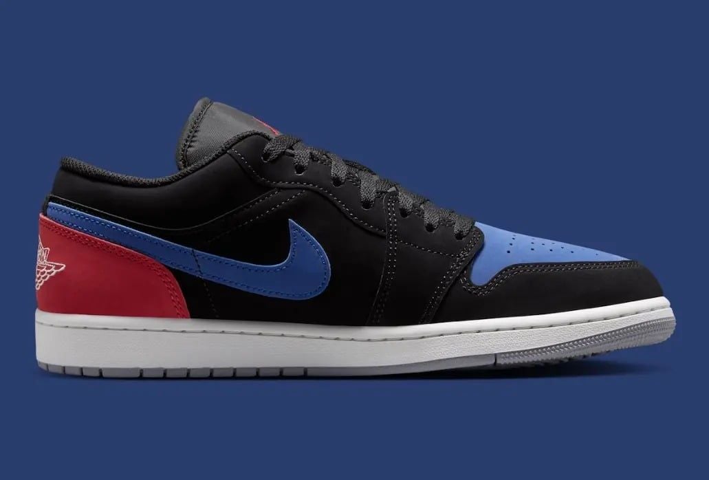  Giày Nike Air Jordan 1 Low 'Black' 