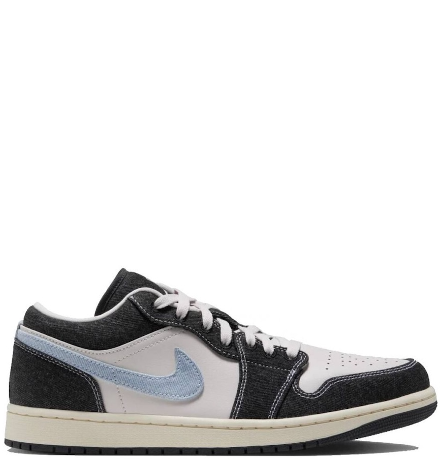  Giày Nike Air Jordan 1 Low 'Black Light Armory Blue' 