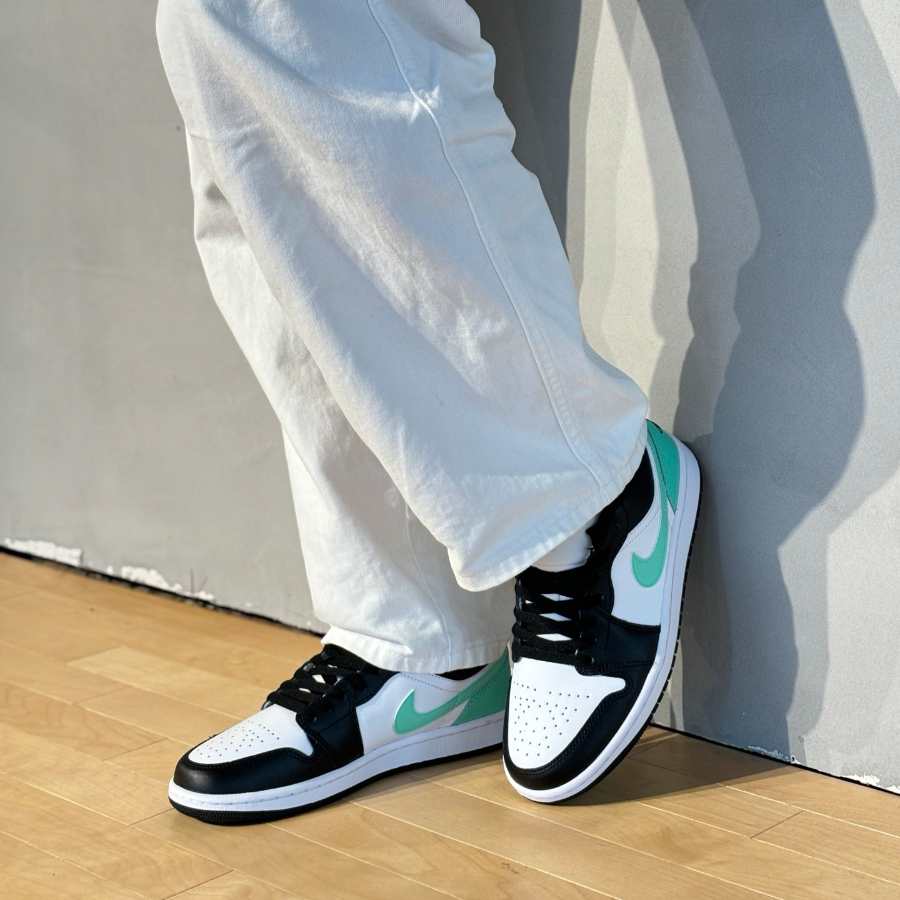  Giày Nike Air Jordan 1 Low 'Green Glow' 