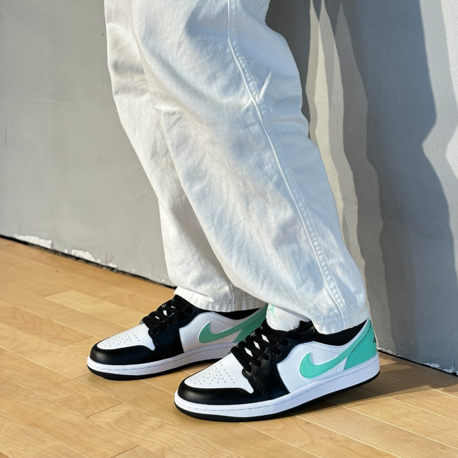  Giày Nike Air Jordan 1 Low 'Green Glow' 