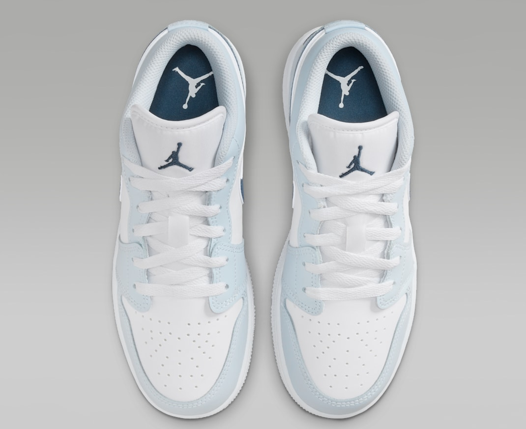  Giày Nike Air Jordan 1 Low GS 'Aura Squadron Blue' 