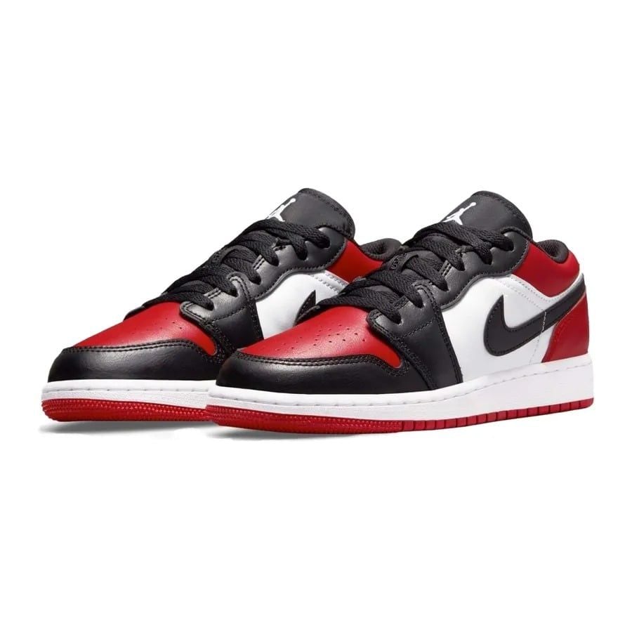  Giày Nike Air Jordan 1 Low GS 'Bred Toe' 