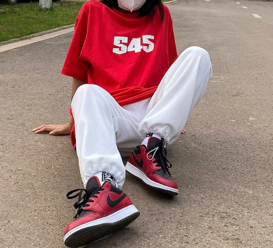  Giày Nike Air Jordan 1 Low GS 'Reverse Bred' 