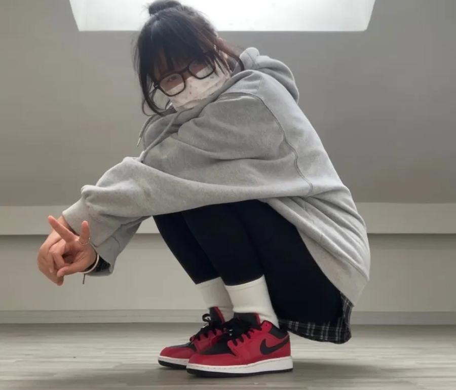  Giày Nike Air Jordan 1 Low GS 'Reverse Bred' 