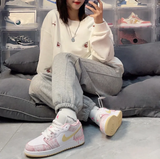  Giày Nike Air Jordan 1 Low GS 'Strawberry Ice Cream' 