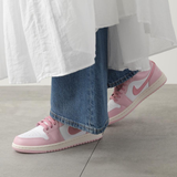  Giày Nike Air Jordan 1 Low 'Iced Carmine White' 