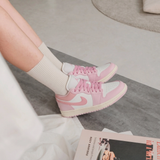  Giày Nike Air Jordan 1 Low 'Iced Carmine White' 