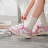  Giày Nike Air Jordan 1 Low 'Iced Carmine White' 
