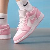  Giày Nike Air Jordan 1 Low 'Medium Soft Pink White' 
