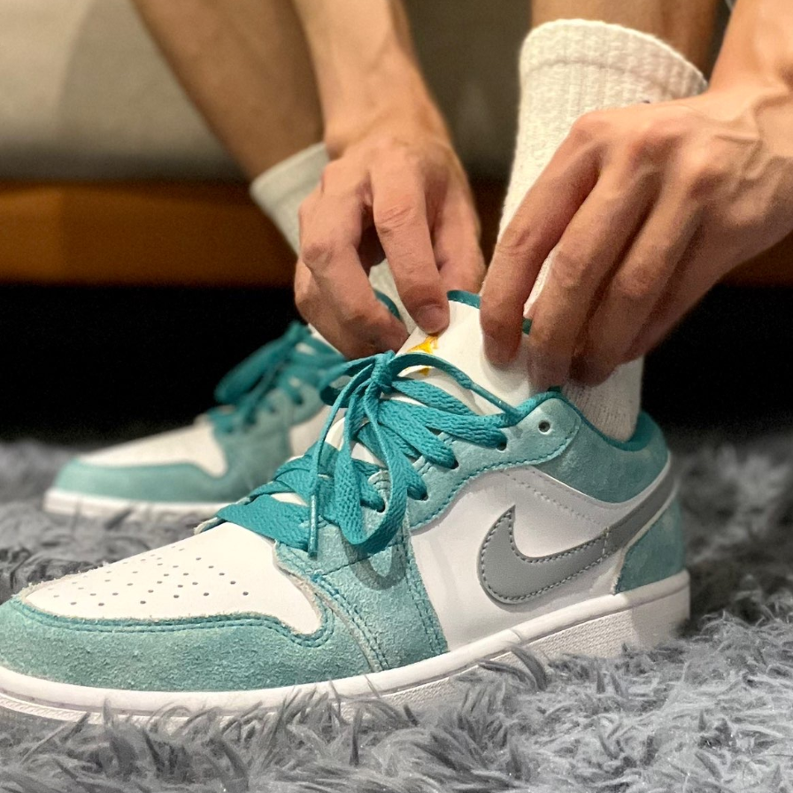  Giày Nike Air Jordan 1 Low 'New Emerald' 