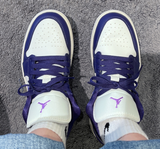  Giày Nike Air Jordan 1 Low 'Purple Sail' 
