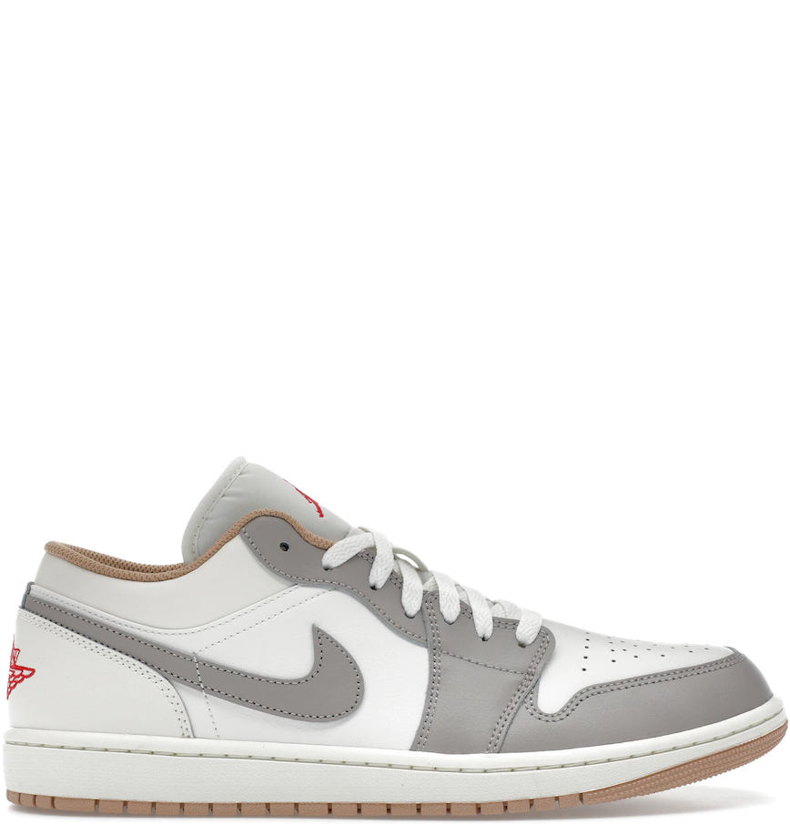  Giày Nike Air Jordan 1 Low 'Red College Grey' 