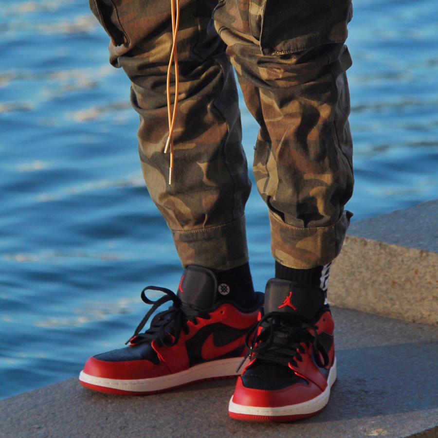  Giày Nike Air Jordan 1 Low 'Reverse Bred' 