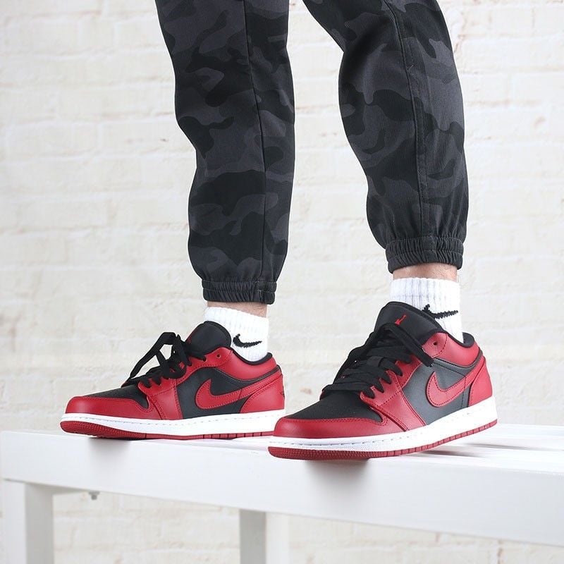  Giày Nike Air Jordan 1 Low 'Reverse Bred' 