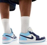  Giày Nike Air Jordan 1 Low 'Sail Blue Chill' 