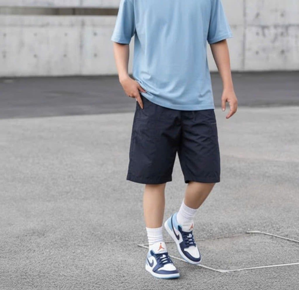  Giày Nike Air Jordan 1 Low 'Sail Blue Chill' 