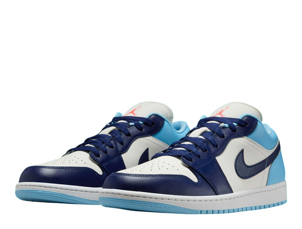  Giày Nike Air Jordan 1 Low 'Sail Blue Chill' 