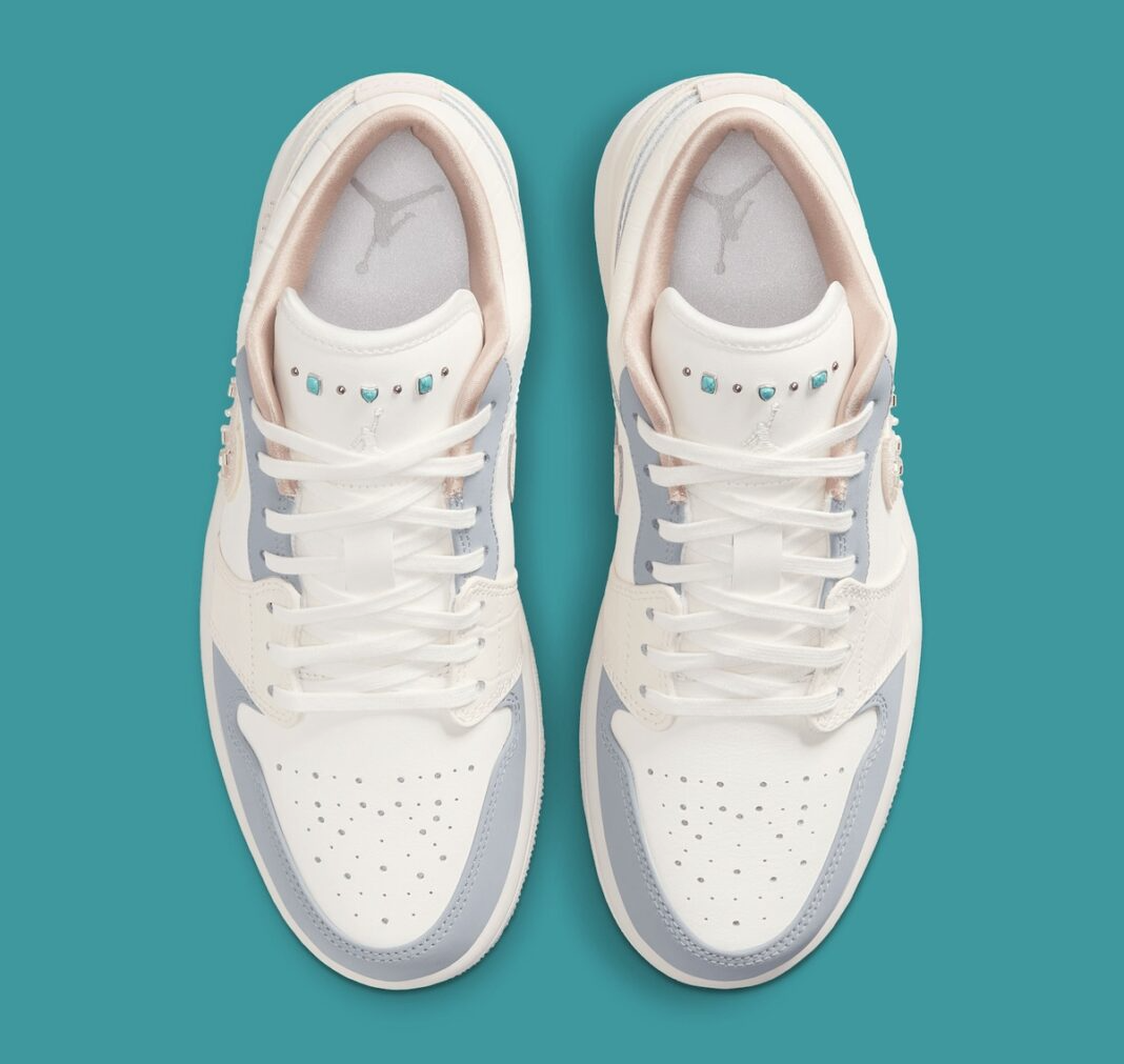 Giày Nike Air Jordan 1 Low 'Sail Soft Pearl' 