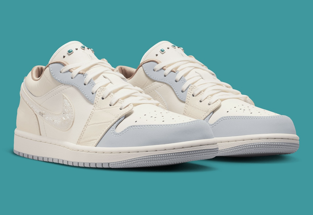  Giày Nike Air Jordan 1 Low 'Sail Soft Pearl' 