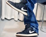  Giày Nike Air Jordan 1 Low SE 'Black' 