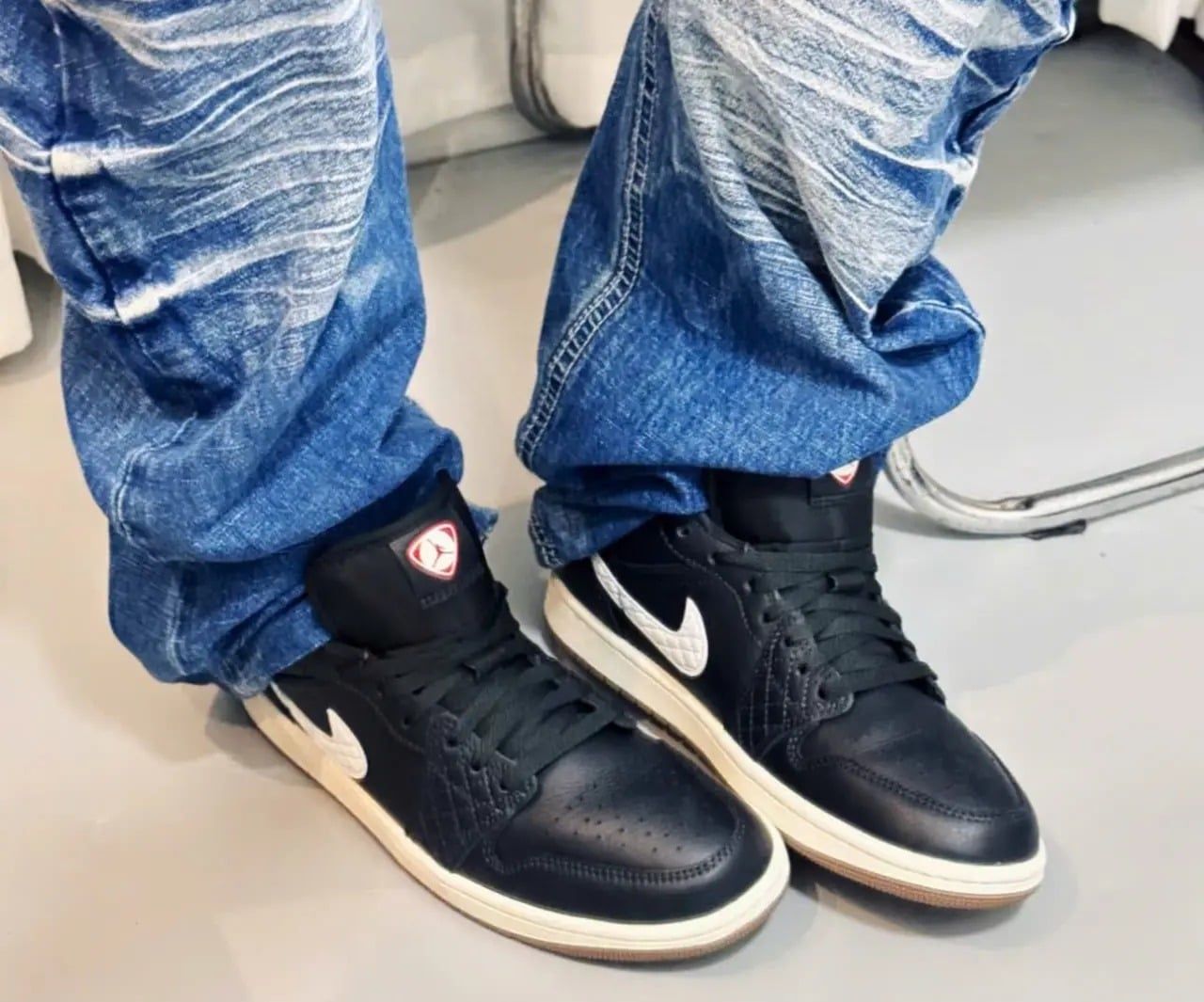  Giày Nike Air Jordan 1 Low SE 'Black' 