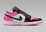  Giày Nike Air Jordan 1 Low SE 'Black Pinksicle Patent' 