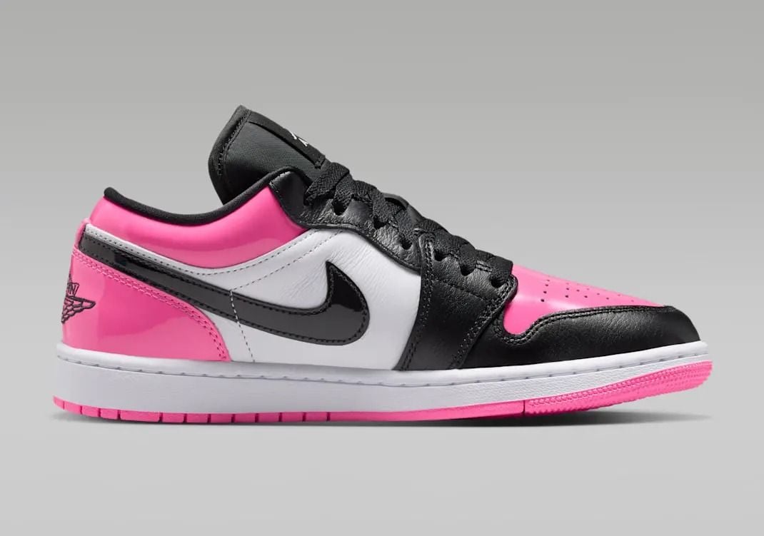  Giày Nike Air Jordan 1 Low SE 'Black Pinksicle Patent' 